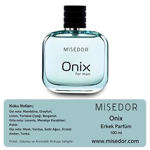 Misedor Onix Edp 100 ml Erkek Parfüm